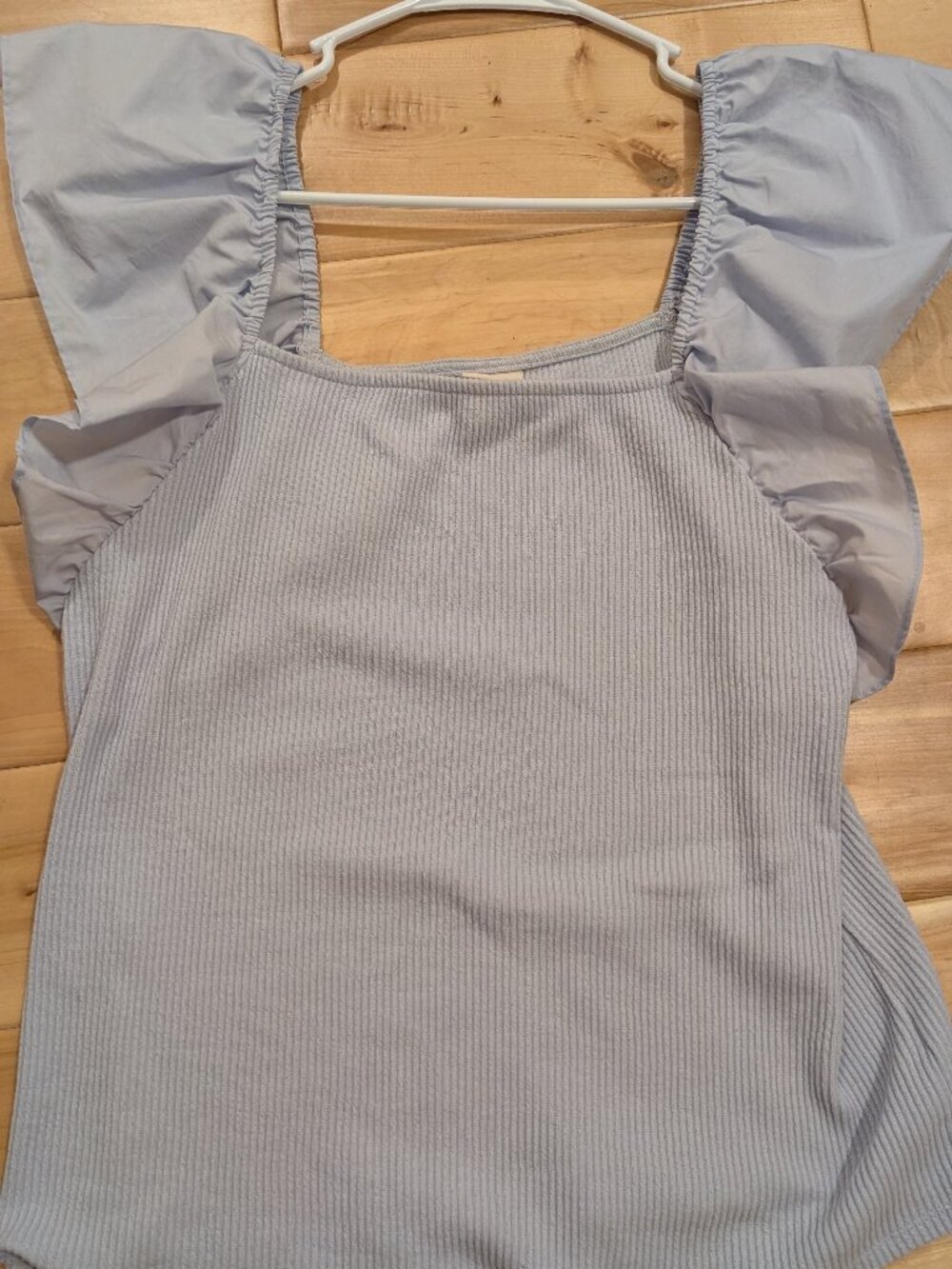 Light blue Target A New Day ruffle top